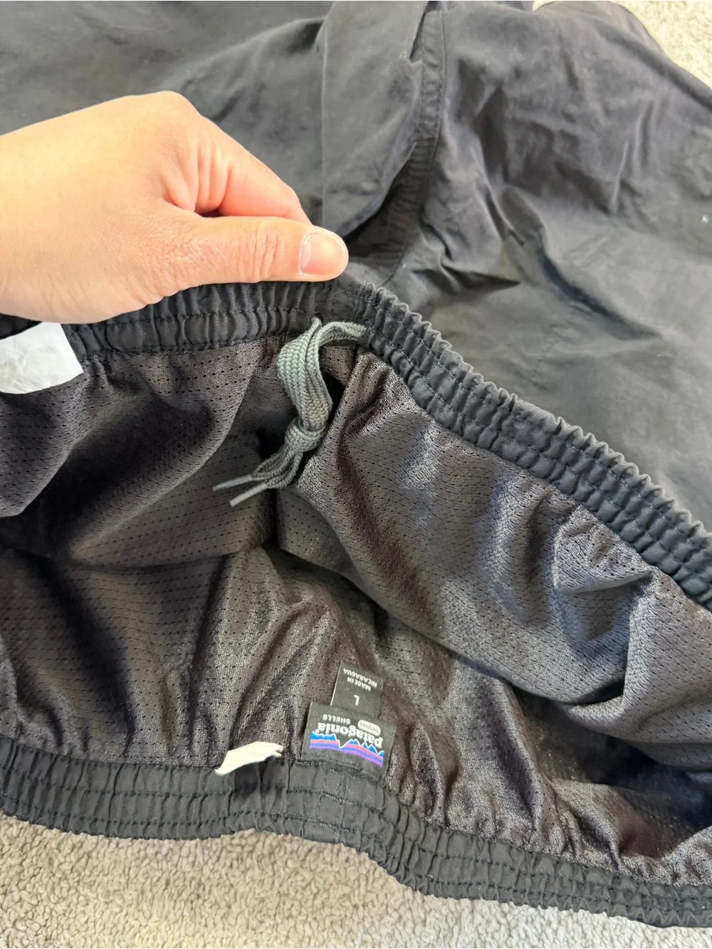 Patagonia Men’s Baggies Shorts 5" Brief Mesh Lined in Black L - Picture 7 of 13